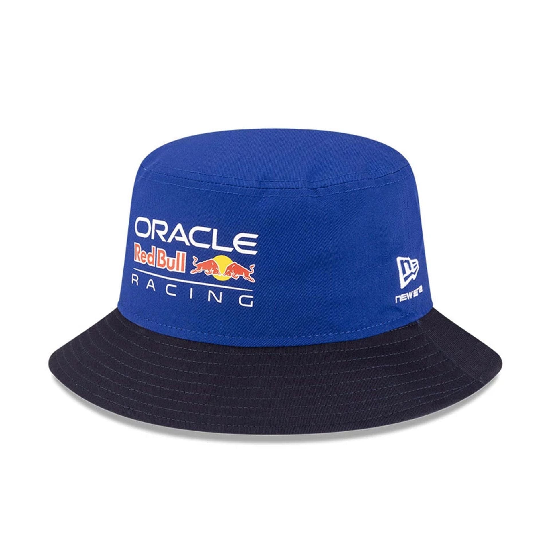 Pictured is this Essential Red Bull Racing Bucket hat in dark blue. 1