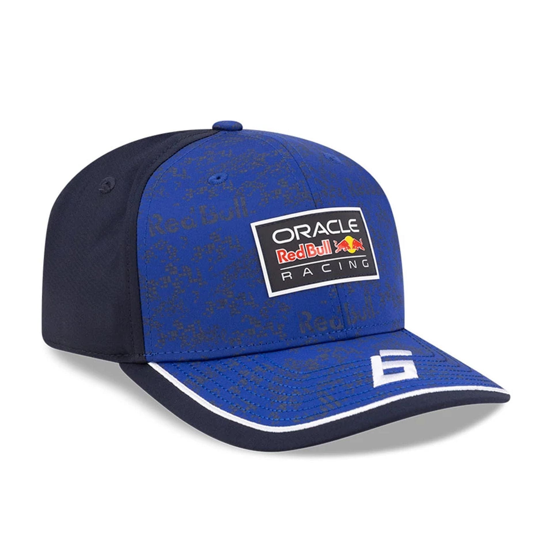 Pictured is this Replica Isack Hadjar Red Bull Racing 9SEVENTY Stretch Snap Adjustable cap in dark blue. 2