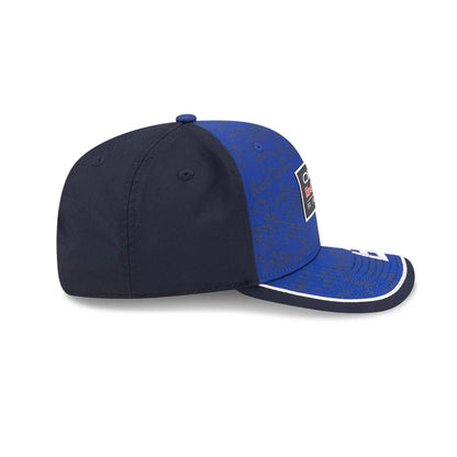 Pictured is this Replica Isack Hadjar Red Bull Racing 9SEVENTY Stretch Snap Adjustable cap in dark blue. 6