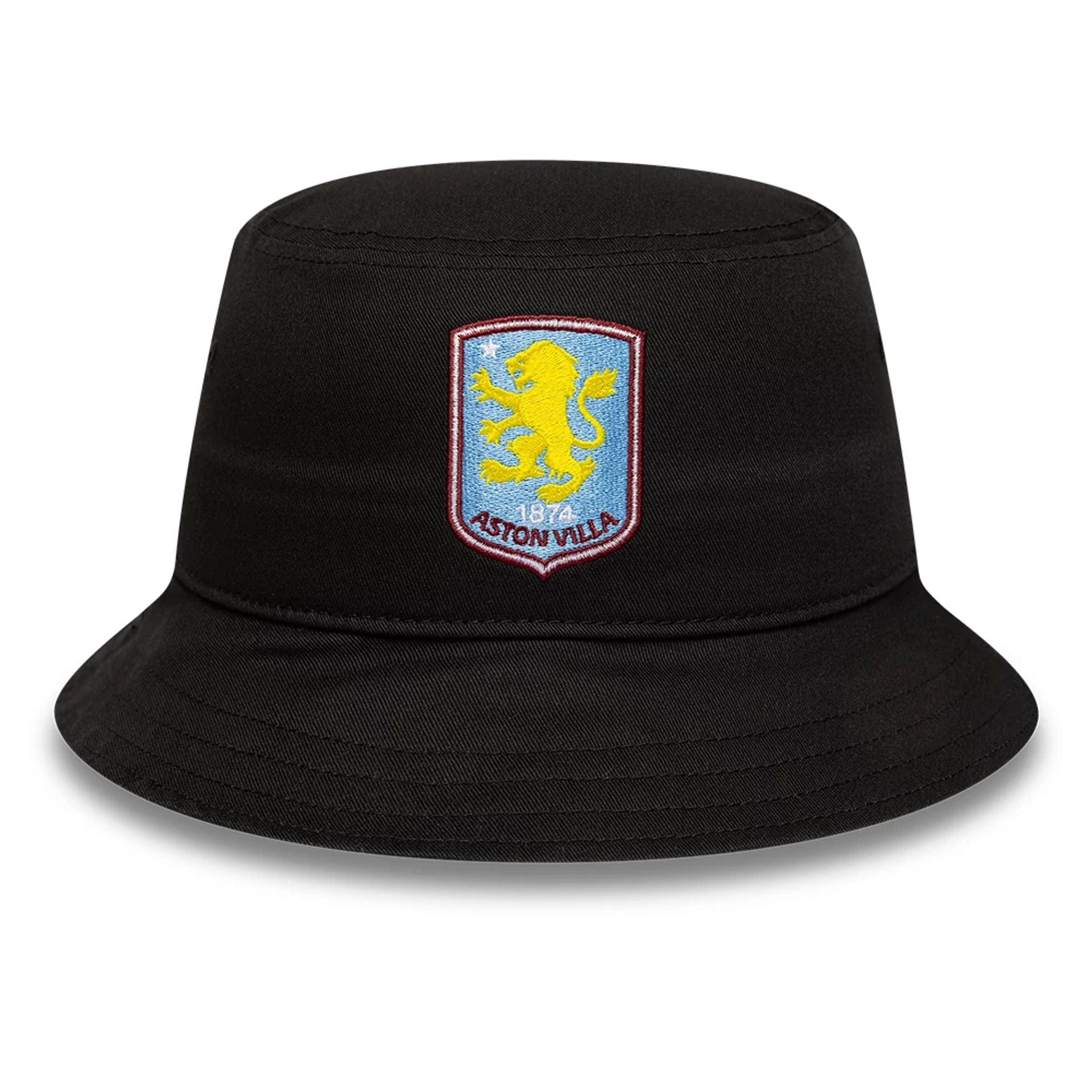 Pictured is this Core Aston Villa FC Bucket hat in black. 2