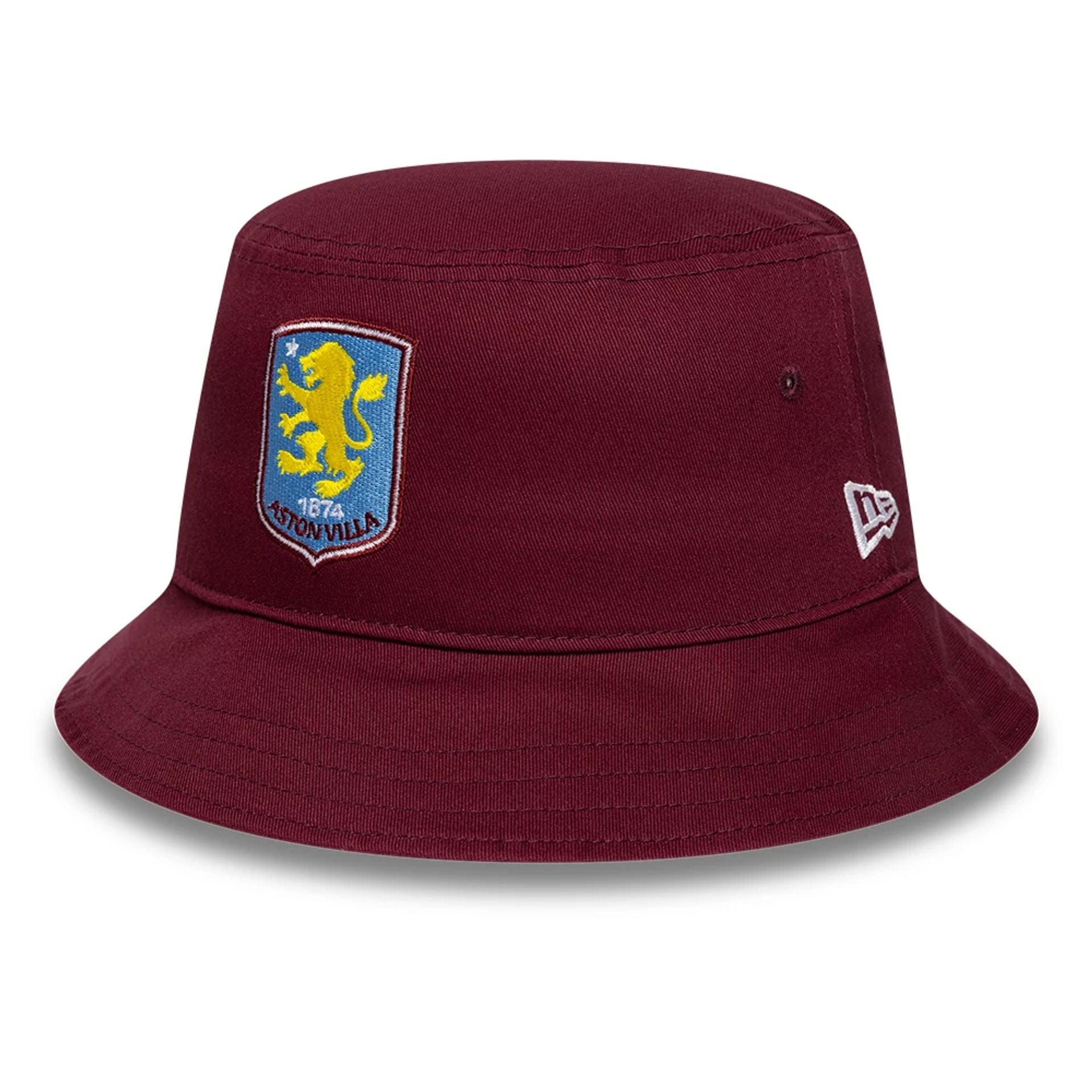 Pictured is this Core Aston Villa FC Bucket hat in dark red. 1