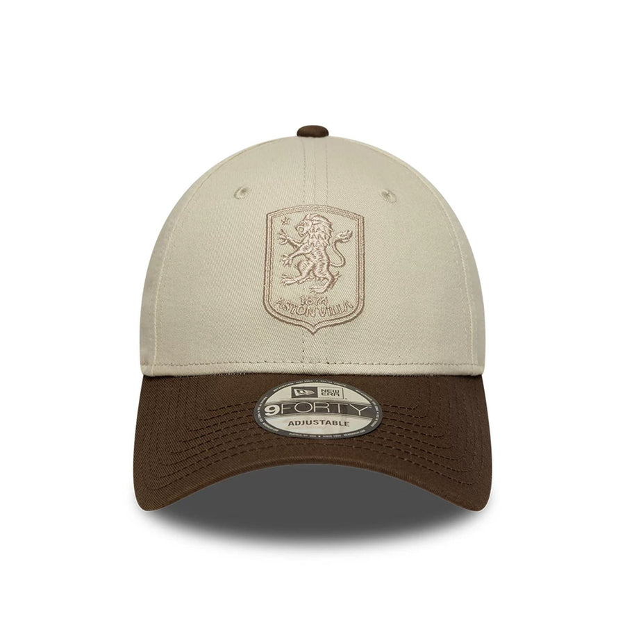 Pictured is this Core Aston Villa FC 9FORTY cap in light beige. 2