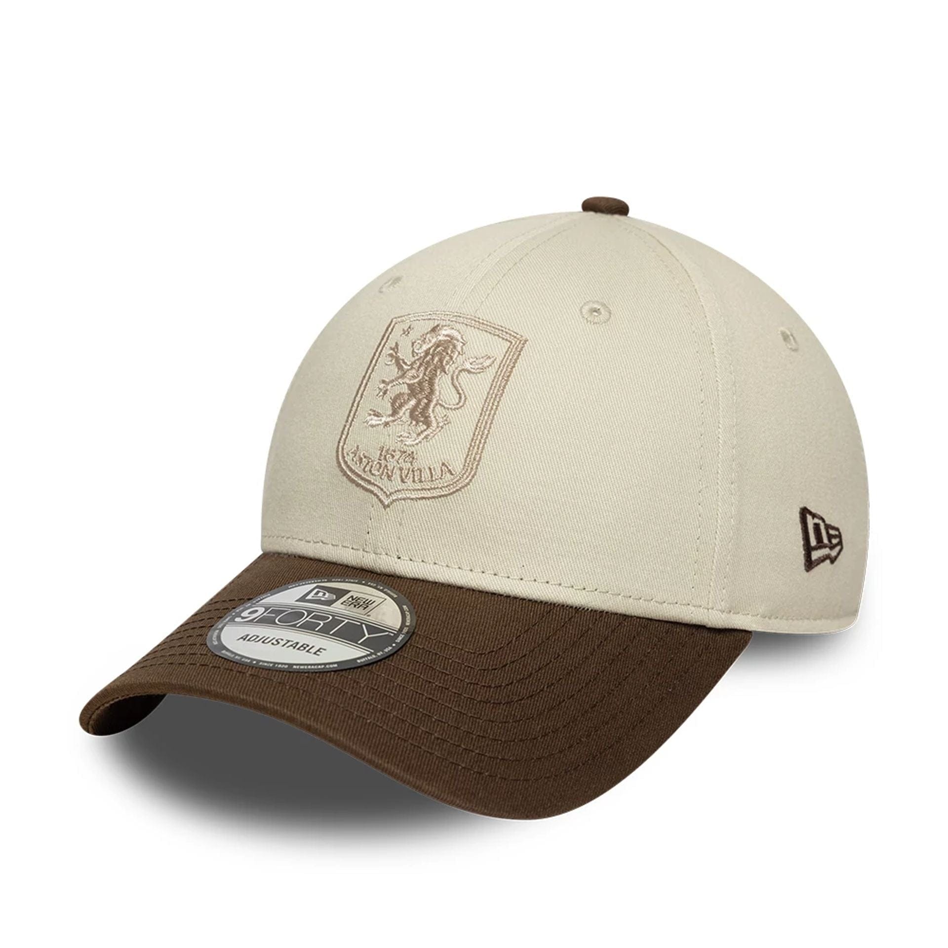 Pictured is this Core Aston Villa FC 9FORTY cap in light beige. 1