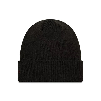 Pictured is this Core Aston Villa FC Cuff knit Beanie hat in black. 2