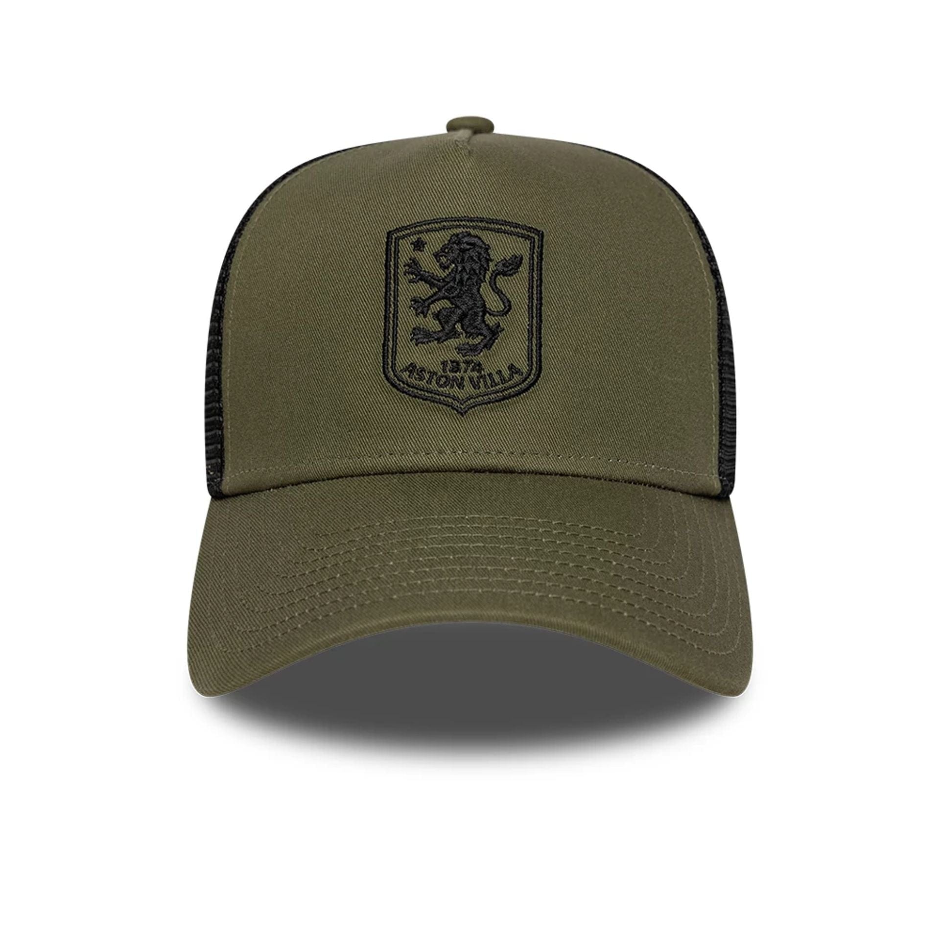Pictured is this Core Aston Villa FC 9FORTY A-Frame Trucker cap in green. 2