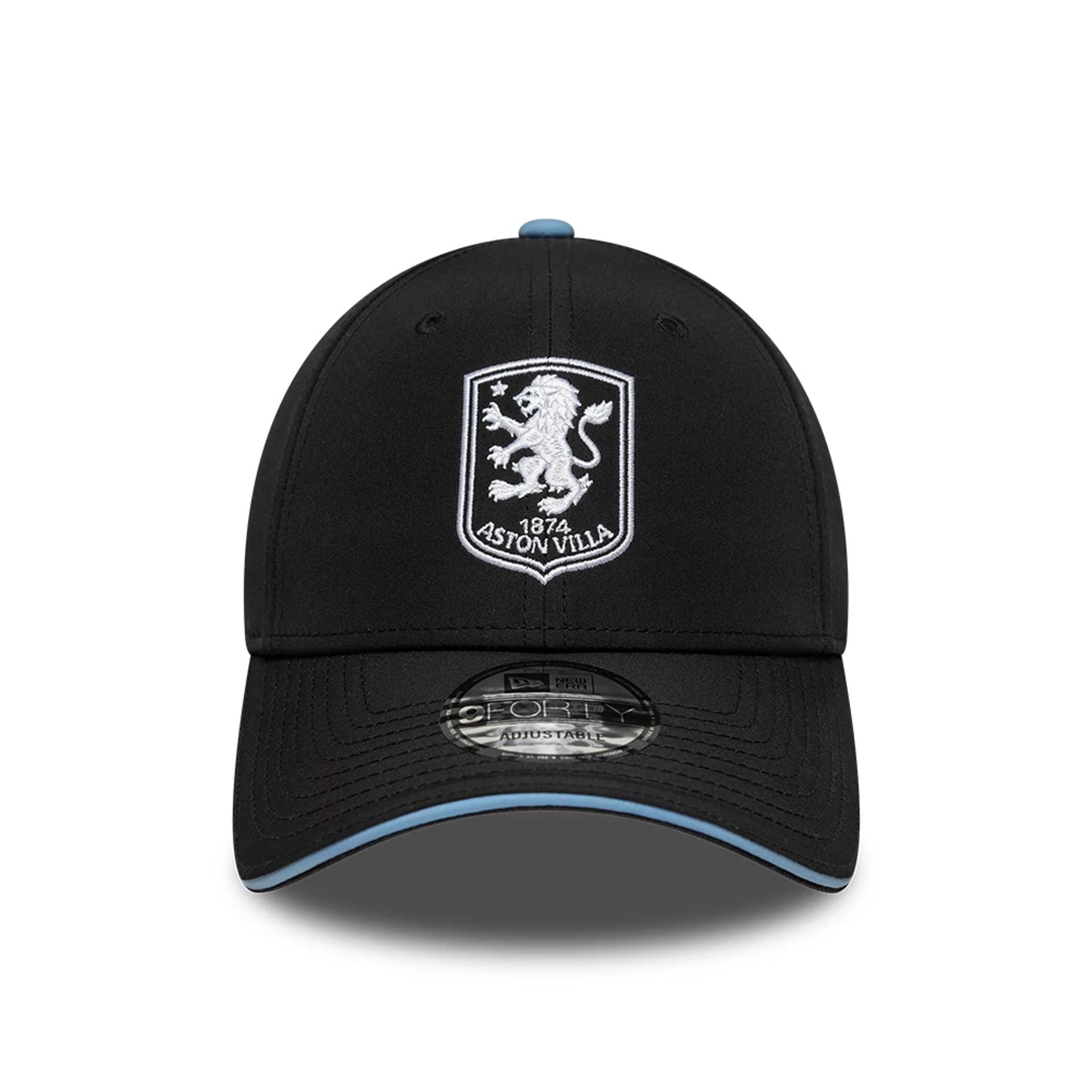 Pictured is this Away Kit Aston Villa FC 9FORTY cap in black. 2