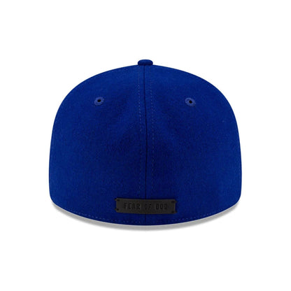 Pictured is this FOG X MLB LA Dodgers Retro Crown 59FIFTY Fitted cap in dark blue. 5