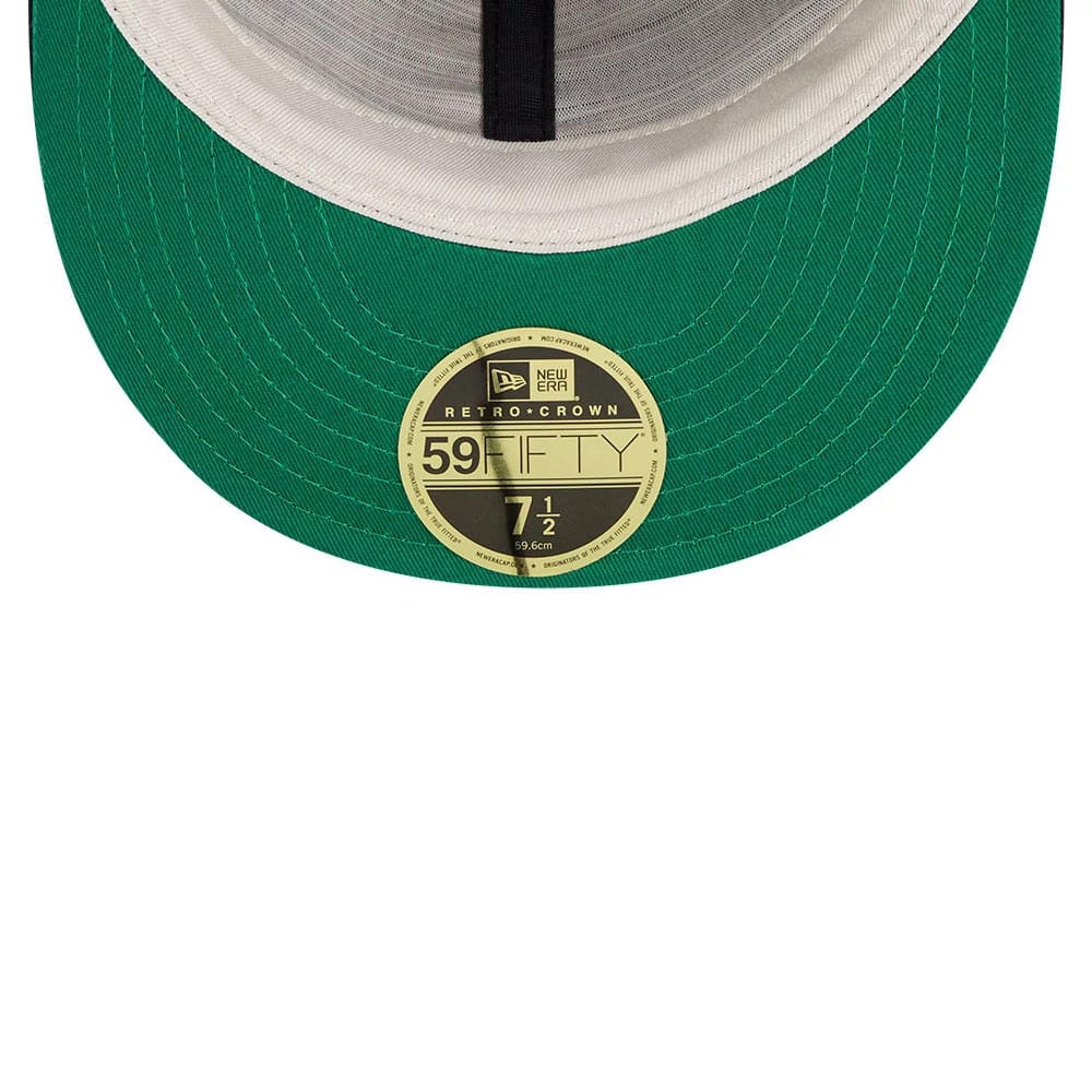 Pictured is this FOG X MLB San Francisco Giants Retro Crown 59FIFTY Fitted cap in black. 2