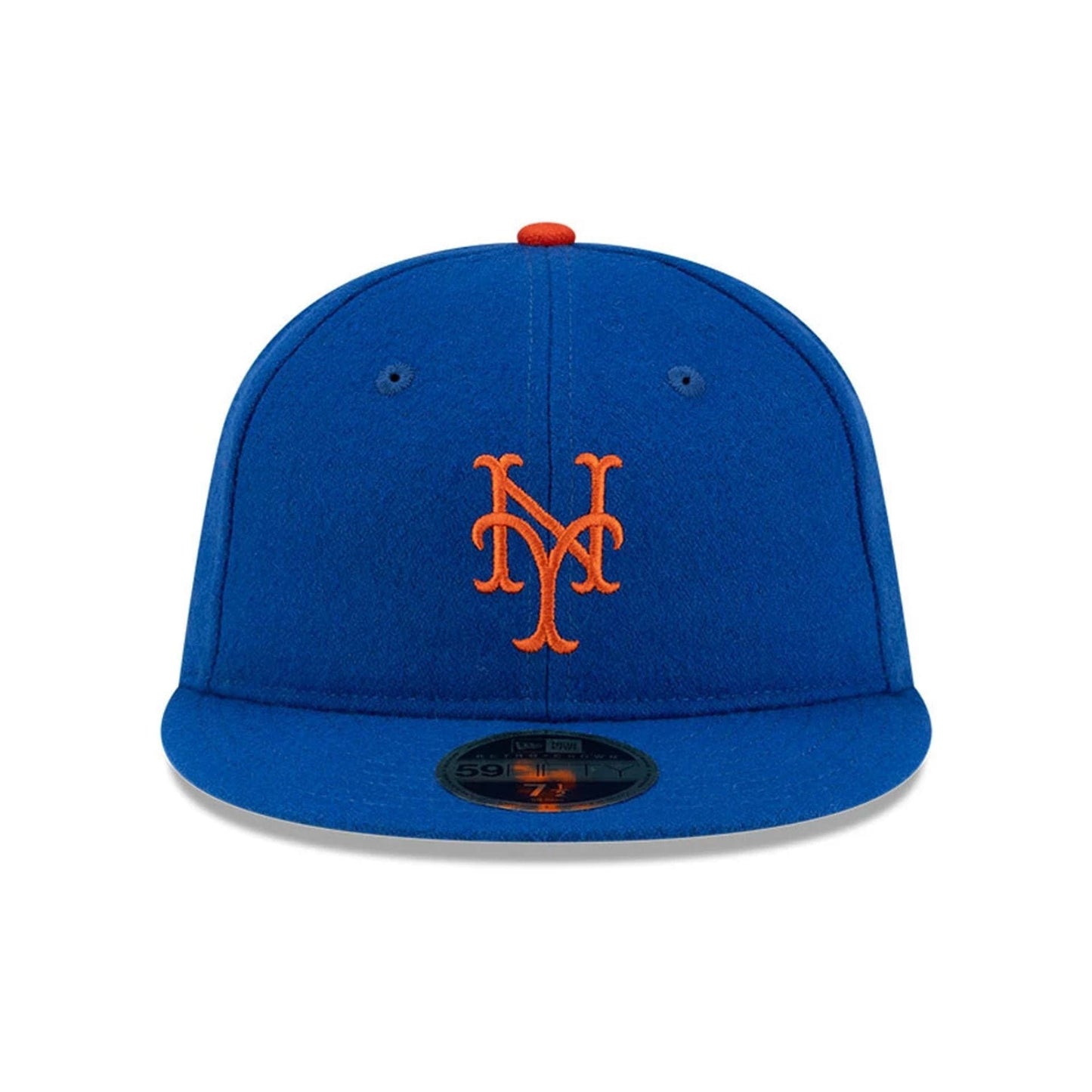 Pictured is this FOG X MLB New York Mets Retro Crown 59FIFTY Fitted cap in blue. 3