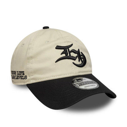 Pictured is this EDWIN x New Era 9TWENTY cap in Cream & Black. 1