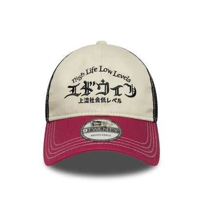 Pictured is this EDWIN x New Era 9TWENTY Trucker cap in Red. 2