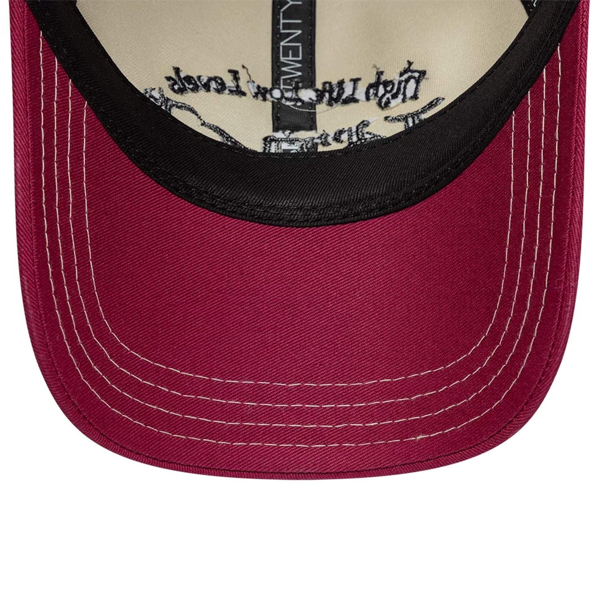 Pictured is this EDWIN x New Era 9TWENTY Trucker cap in Red. 7