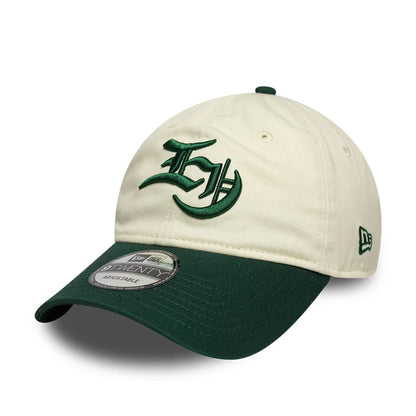 Pictured is this EDWIN x New Era 9TWENTY cap in Dark Green. 4