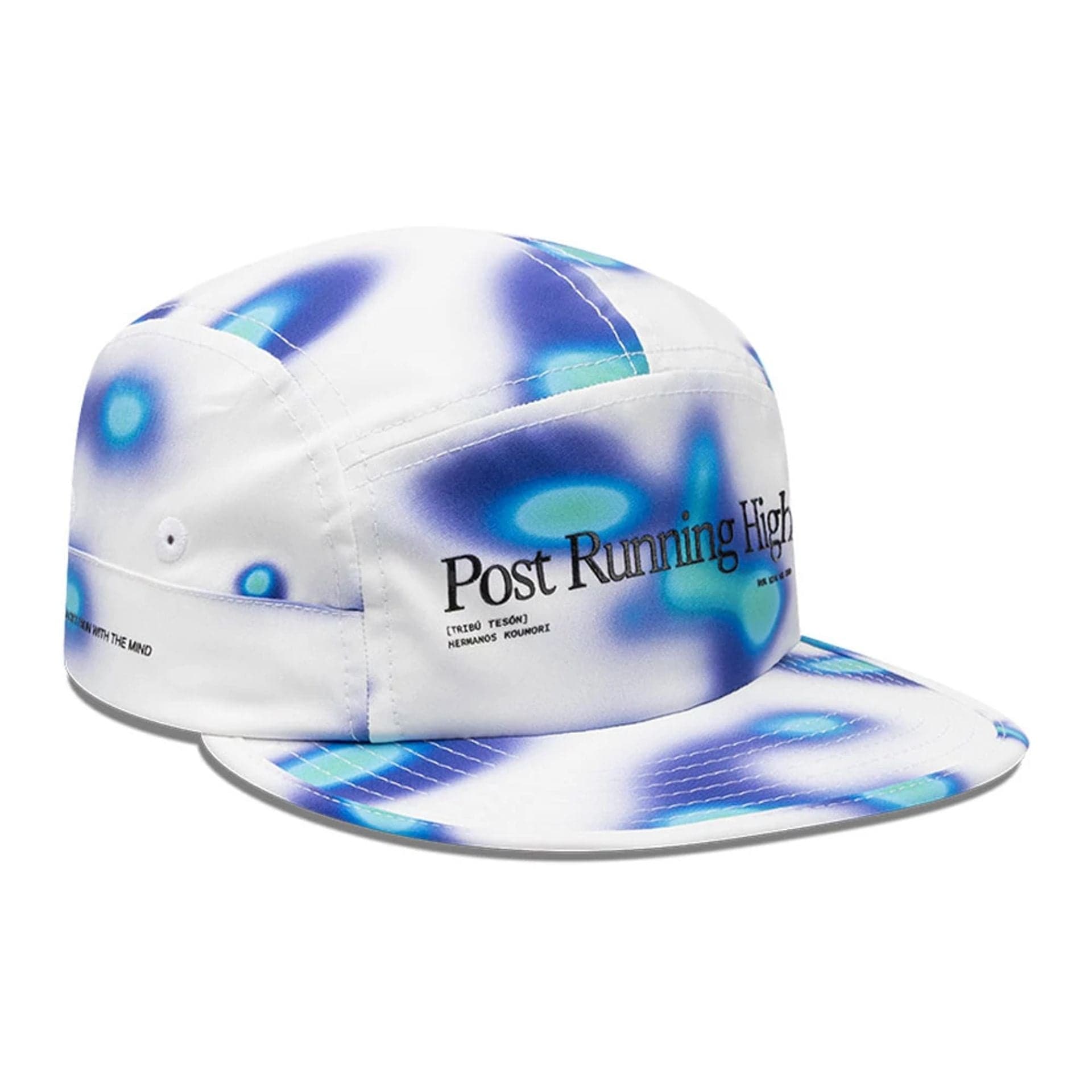 Pictured is this Hermanos Koumori x New Era Camper cap in white. 3