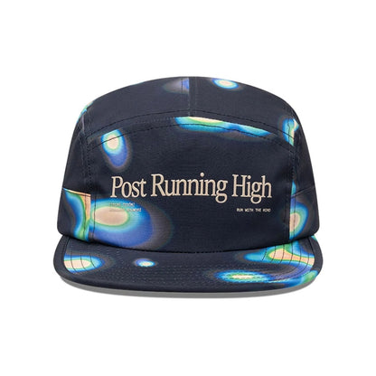 Pictured is this Hermanos Koumori x New Era Camper cap in navy. 2