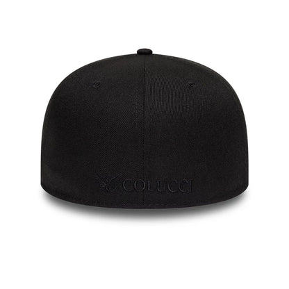 Pictured is this Colucci X New Era 59FIFTY Fitted cap in black. 2