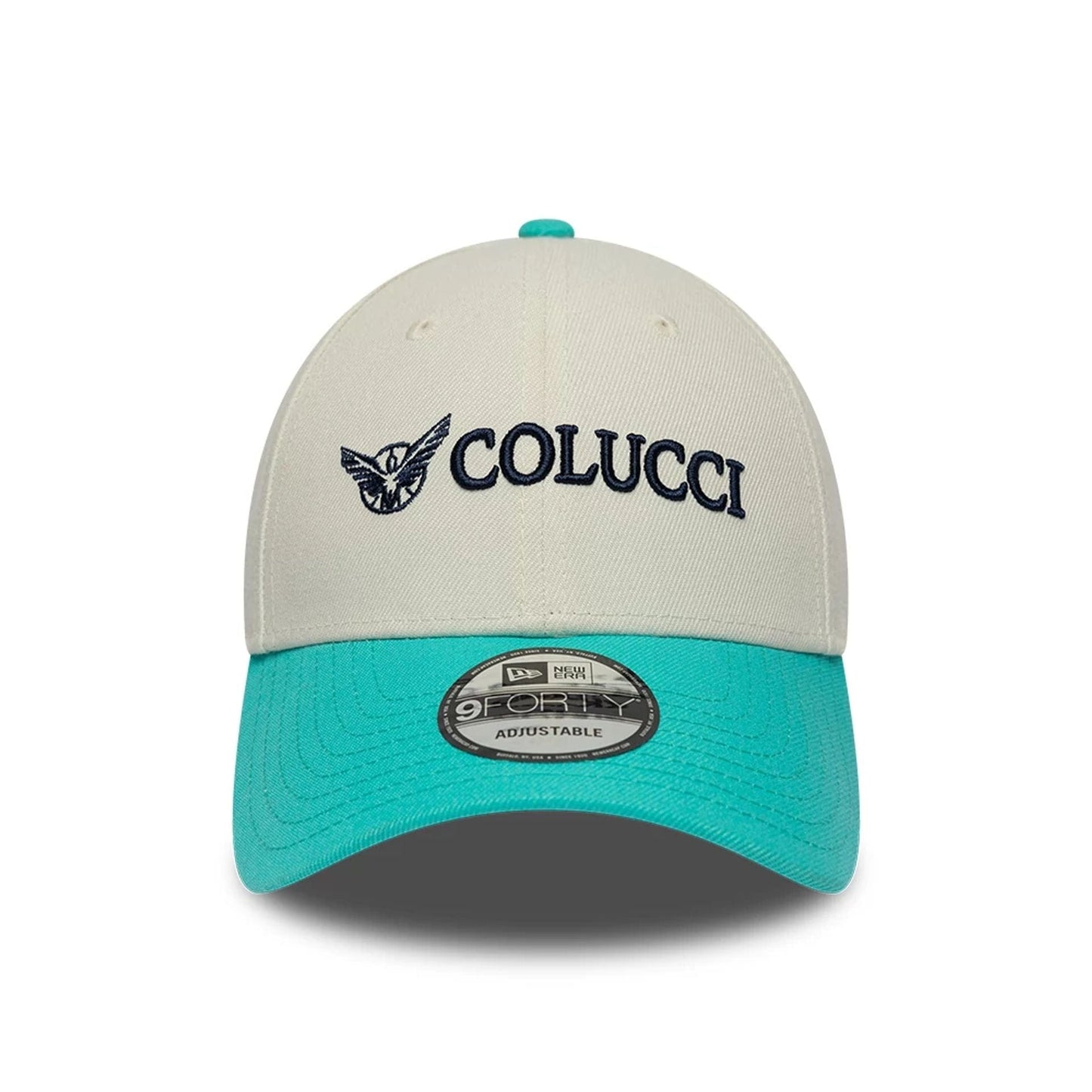 Pictured is this Colucci X New Era 9FORTY cap in white. 3