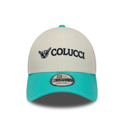 Pictured is this Colucci X New Era 9FORTY cap in white. 3