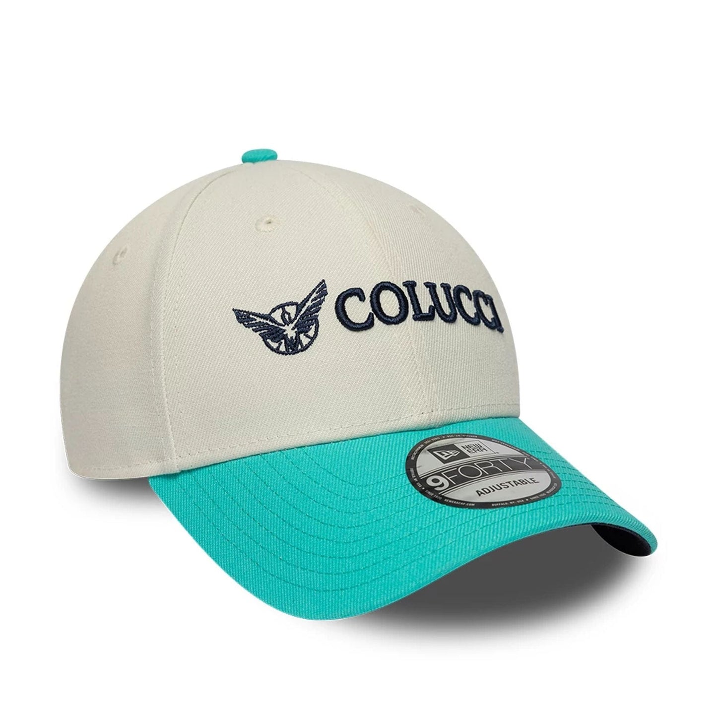 Pictured is this Colucci X New Era 9FORTY cap in white. 4