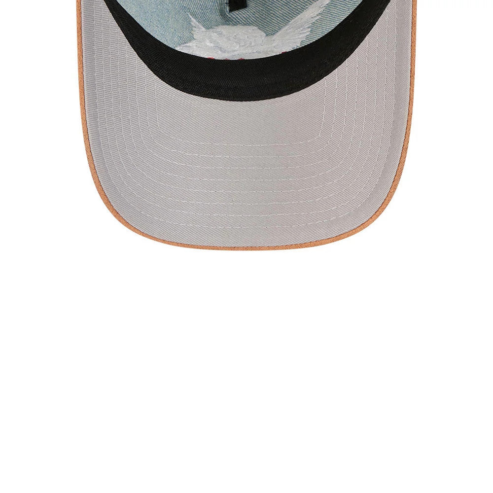 Pictured is this New Era Be Mine 9TWENTY A-Frame cap in Blue. 2