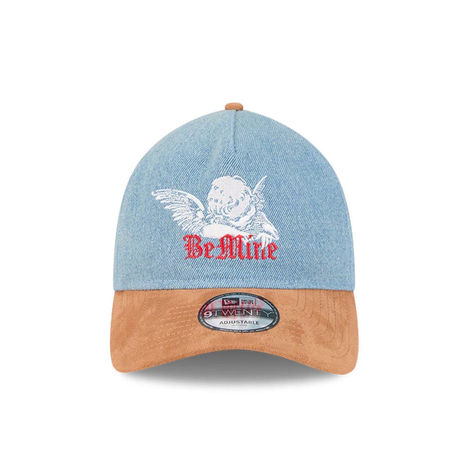 Pictured is this New Era Be Mine 9TWENTY A-Frame cap in Blue. 3