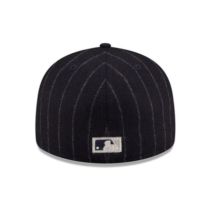 Pictured is this MLB X Moon Brooklyn Dodgers 59FIFTY Fitted cap in Navy. 7