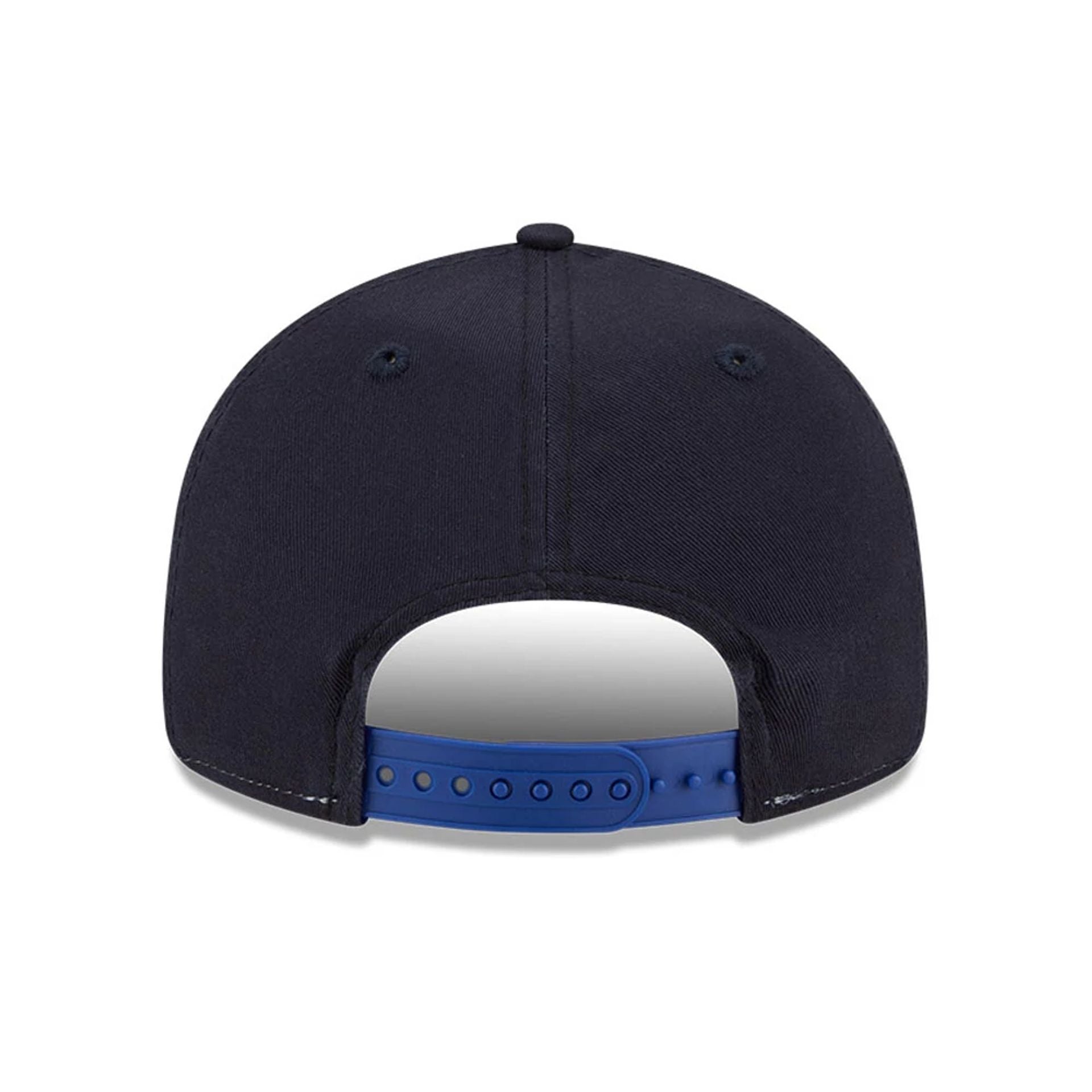 Pictured is this NHL Team Stripes New York Rangers Retro Crown 9FIFTY cap in blue. 4