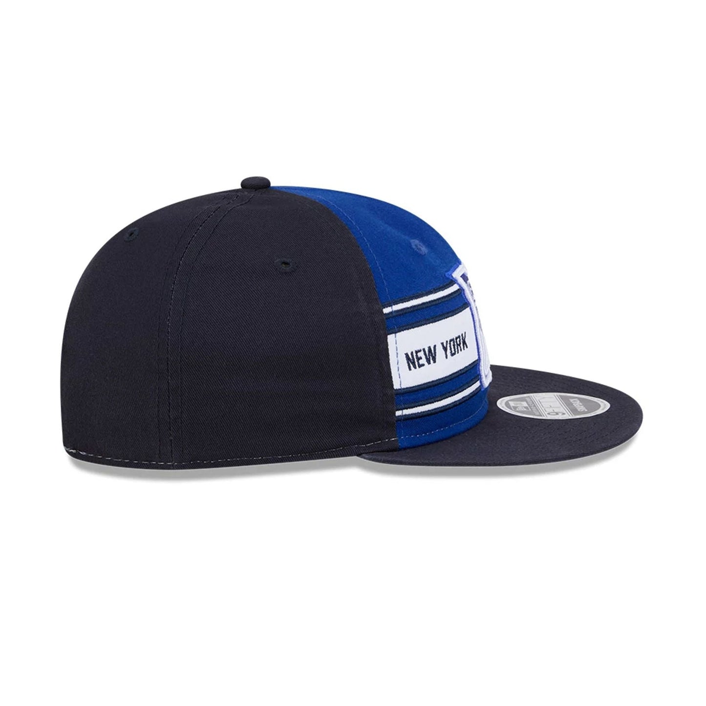 Pictured is this NHL Team Stripes New York Rangers Retro Crown 9FIFTY cap in blue. 6
