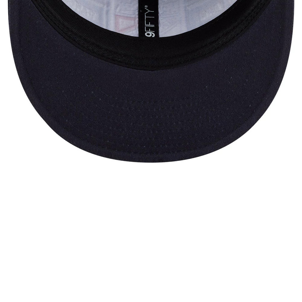 Pictured is this NHL Team Stripes New York Rangers Retro Crown 9FIFTY cap in blue. 7