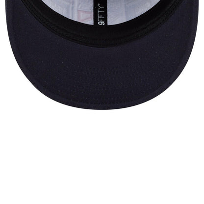 Pictured is this NHL Team Stripes New York Rangers Retro Crown 9FIFTY cap in blue. 7