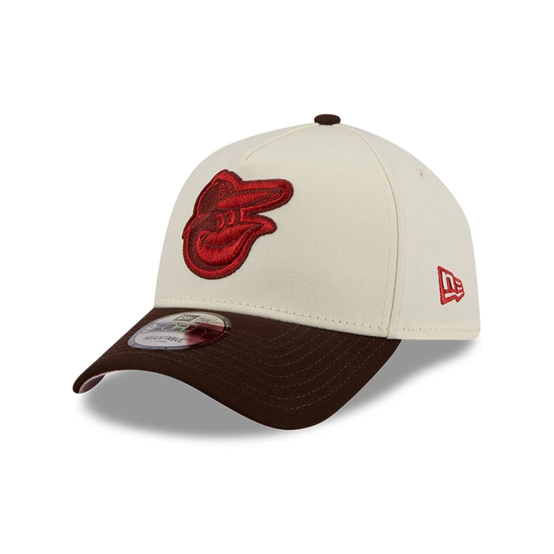 MLB City Script Baltimore Orioles Cream 9FORTY A-Frame Cap | NEC EU