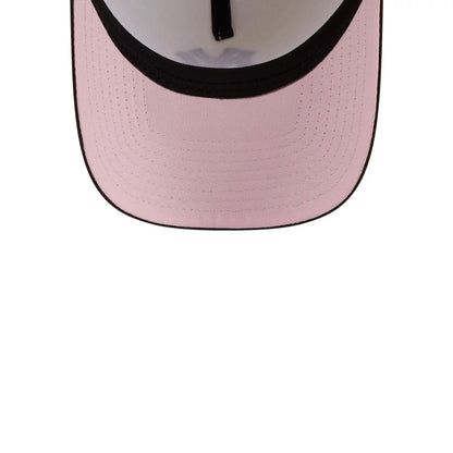 Pictured is this MLB City Script New York Yankees 9FORTY A-Frame cap in Cream. 2