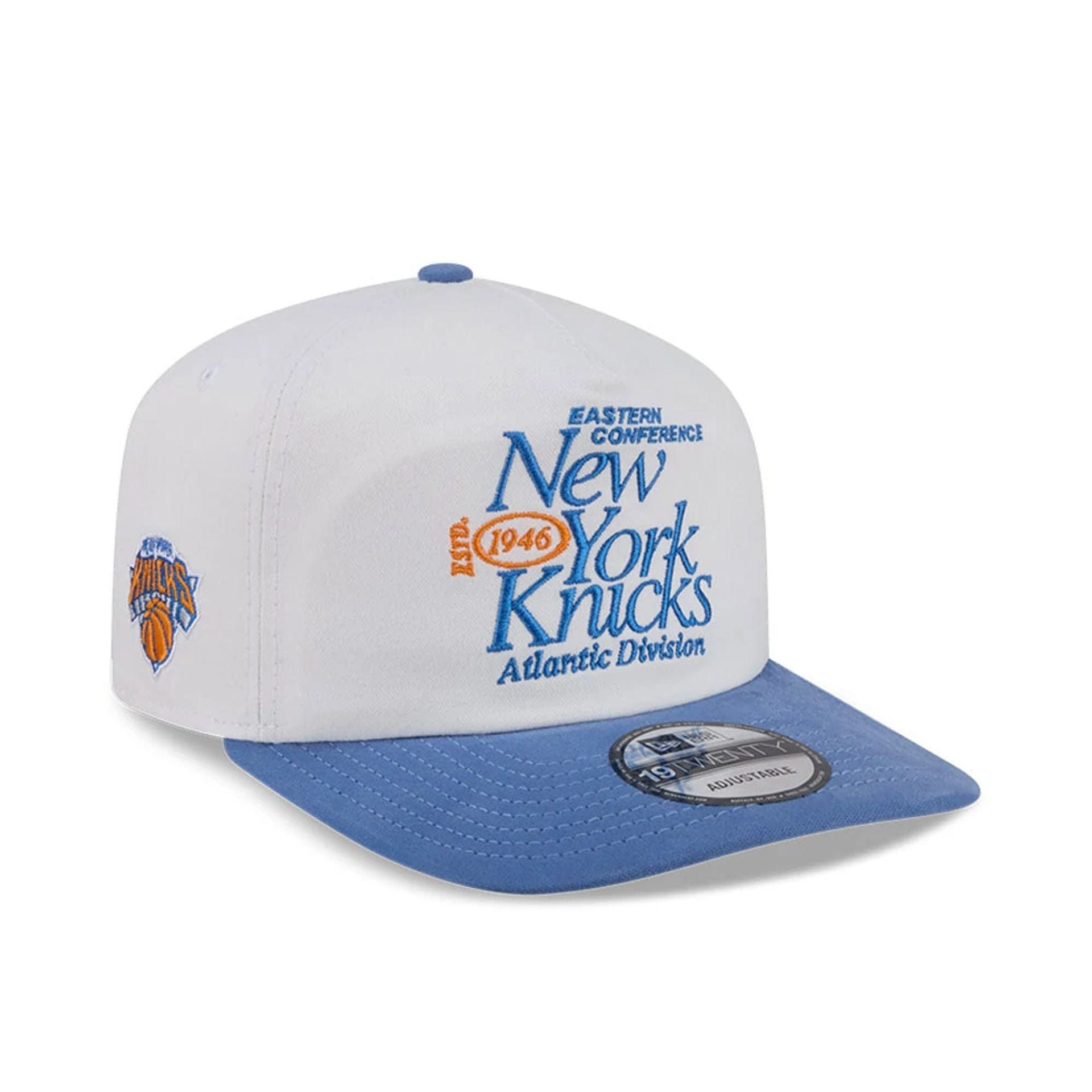Pictured is this NBA Conference New York Knicks 19TWENTY cap in White. 1