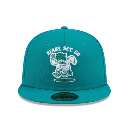 Pictured is this Netflix Squid Game 59FIFTY Fitted cap in green. 3