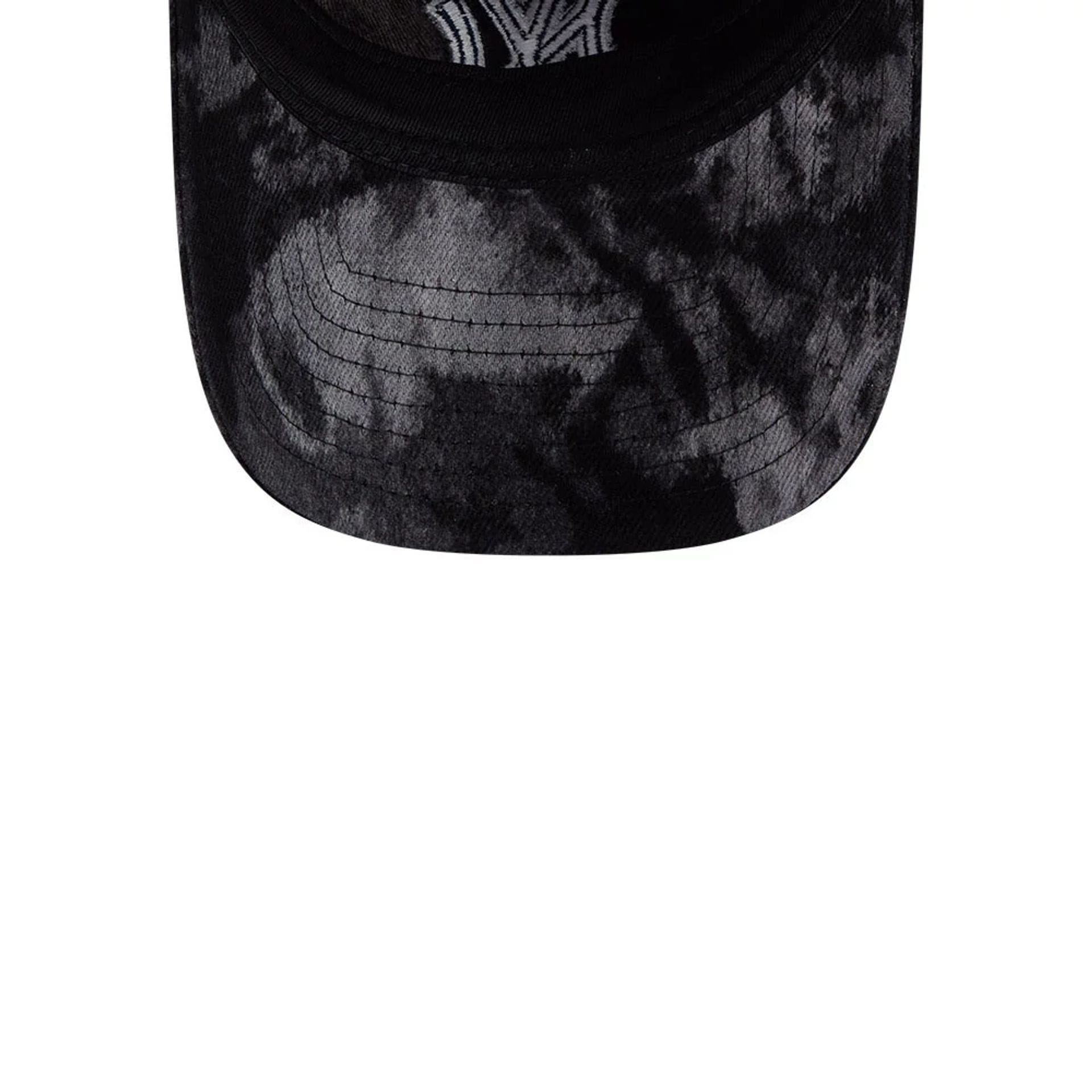 Pictured is this MLB Bleached Denim New York Yankees 9TWENTY A-Frame cap in black. 6