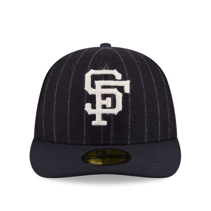 Pictured is this MLB X Moon San Francisco Giants 59FIFTY Fitted cap in Navy. 3