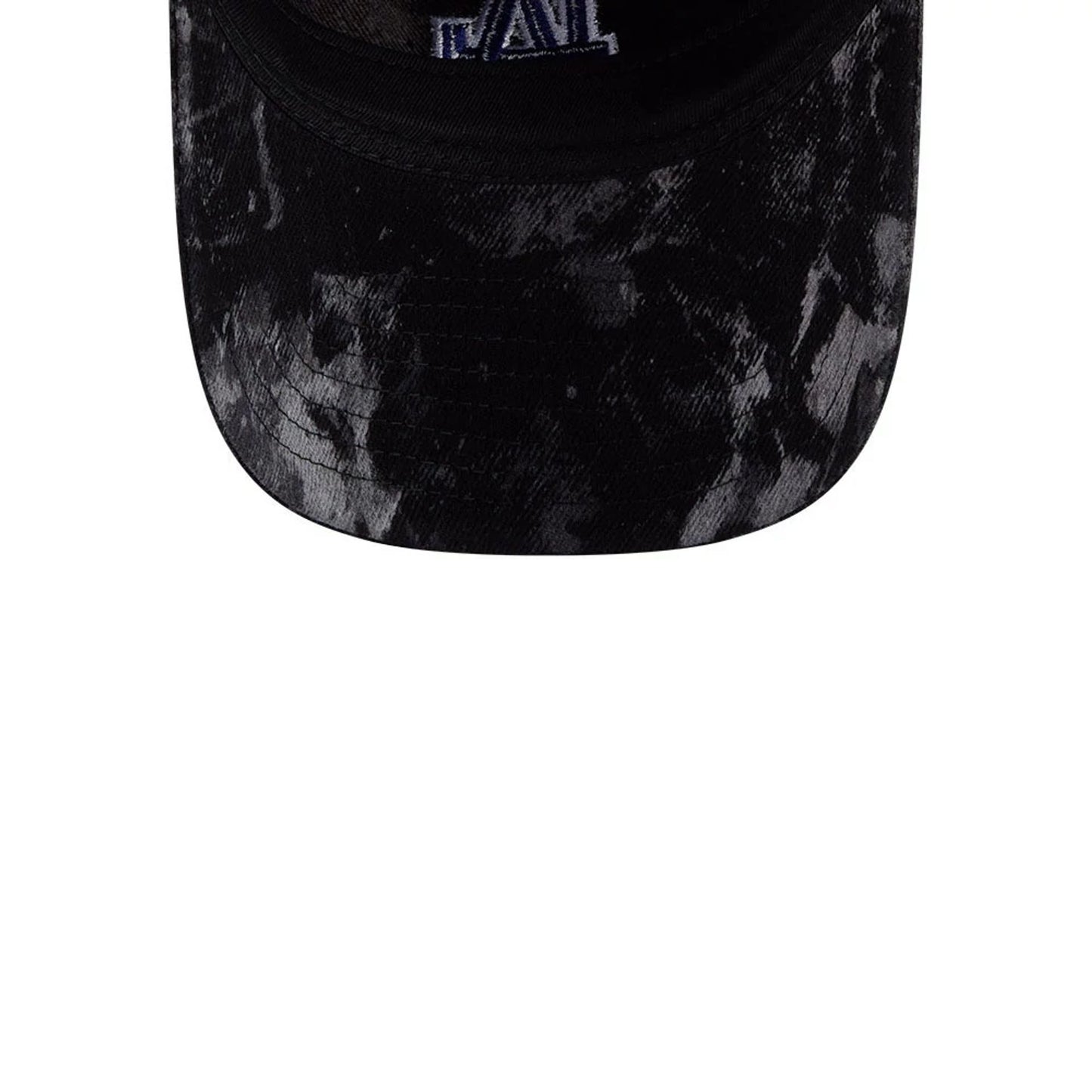 Pictured is this MLB Bleached Denim LA Dodgers 9TWENTY A-Frame cap in black. 7