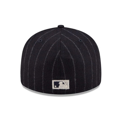 Pictured is this MLB X Moon LA Angels 59FIFTY Fitted cap in Navy. 7