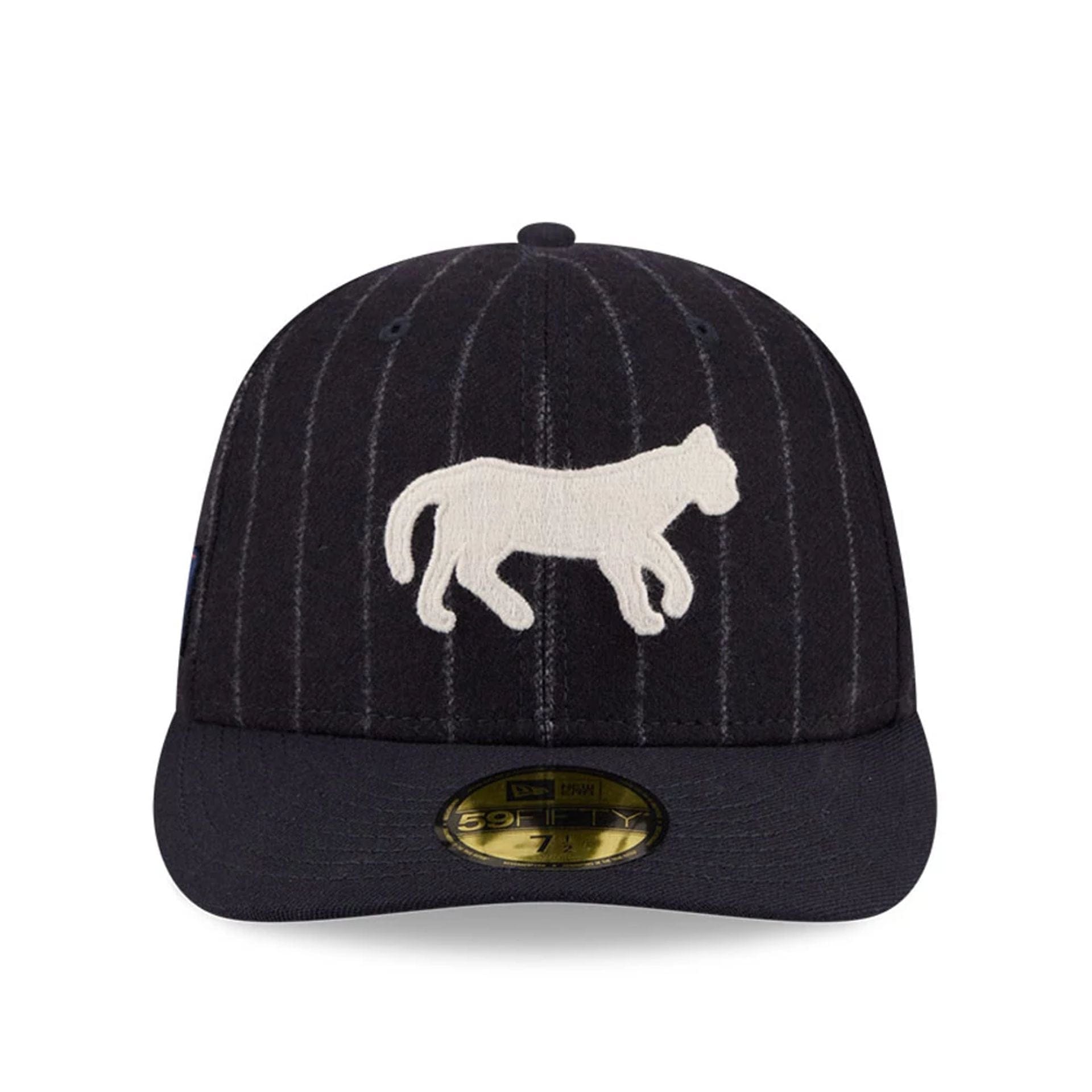 Pictured is this MLB X Moon Detroit Tigers 59FIFTY Fitted cap in Navy. 3