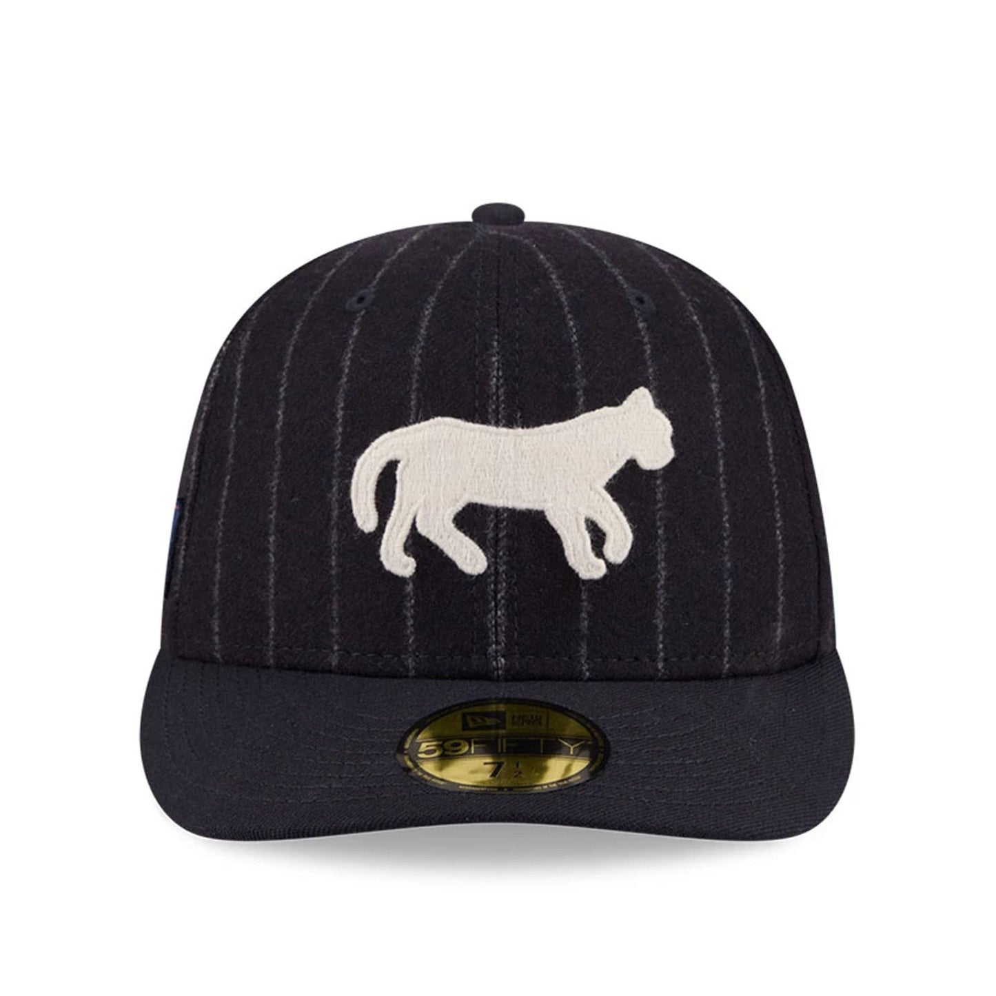 Pictured is this MLB X Moon Detroit Tigers 59FIFTY Fitted cap in Navy. 3