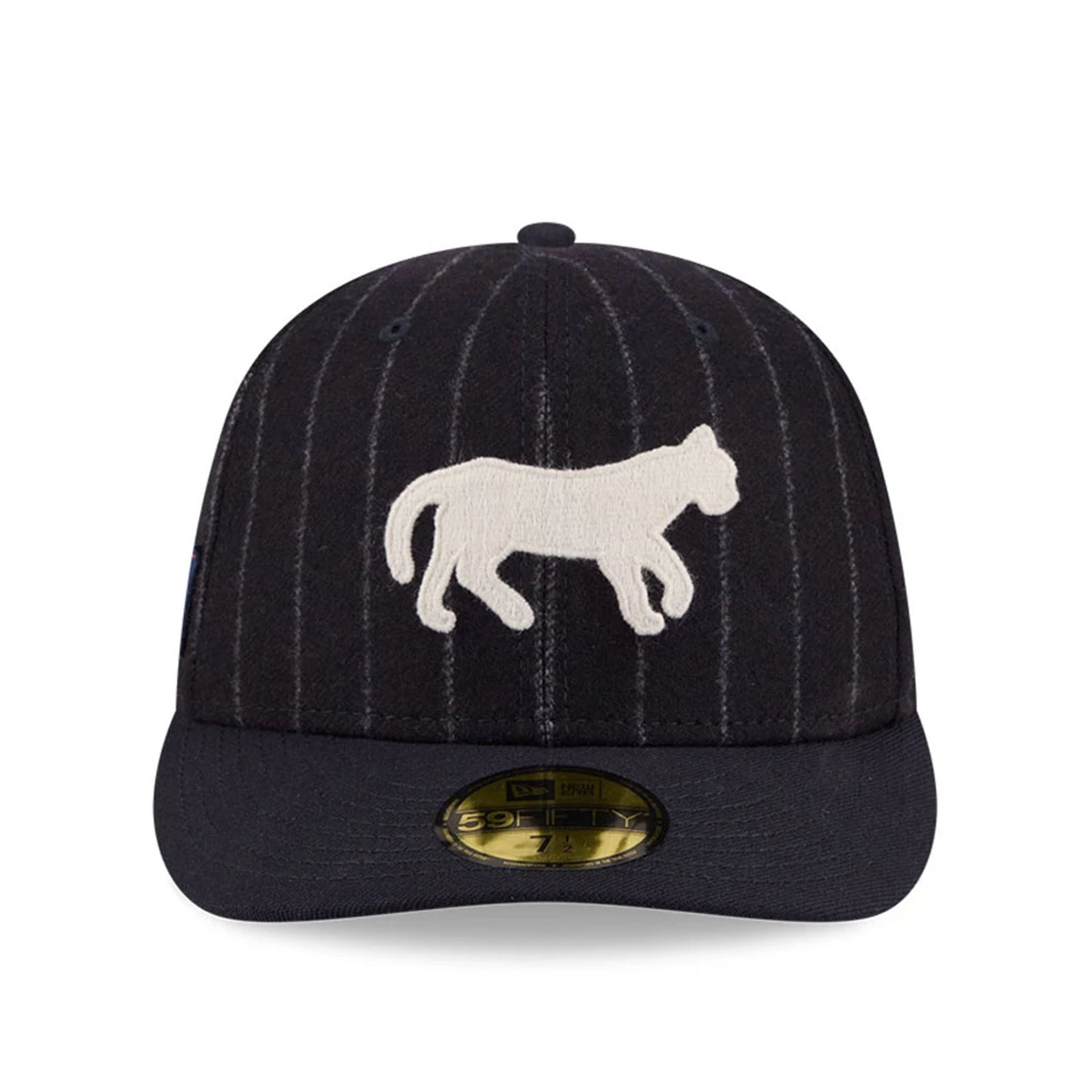 Pictured is this MLB X Moon Detroit Tigers 59FIFTY Fitted cap in Navy. 3
