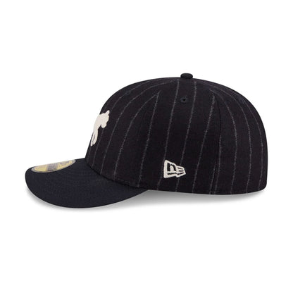 Pictured is this MLB X Moon Detroit Tigers 59FIFTY Fitted cap in Navy. 6