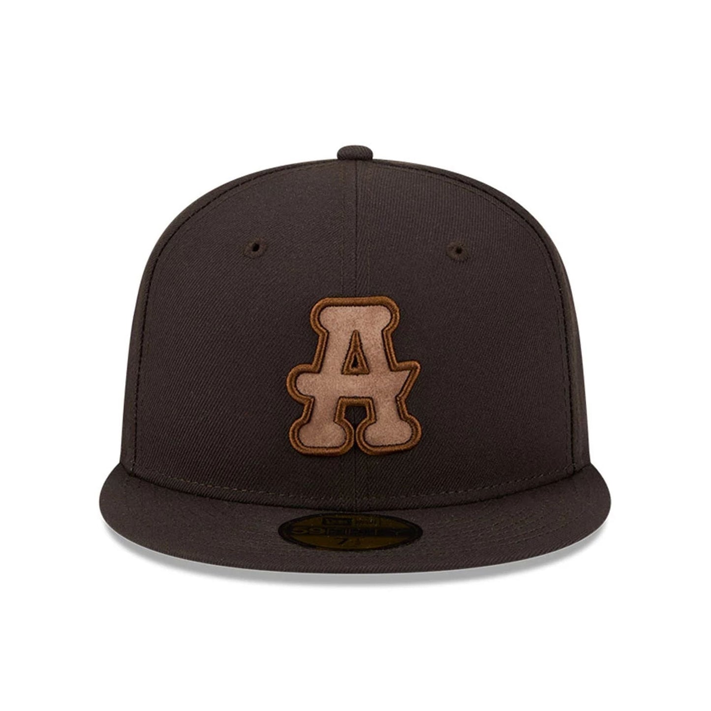 Pictured is this MLB Negro League Atlanta Black Crackers 59FIFTY Fitted cap in dark brown. 4