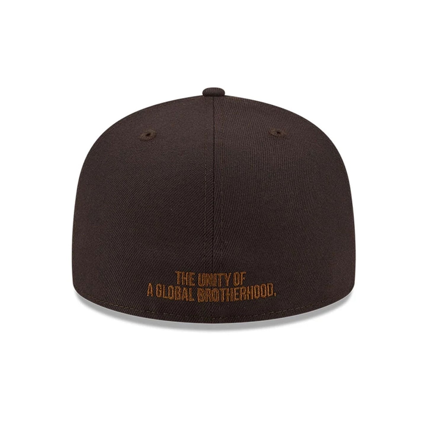 Pictured is this MLB Negro League Homestead Grays 59FIFTY Fitted cap in dark brown. 3