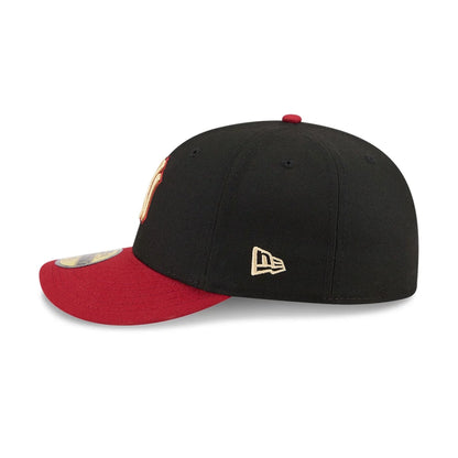 Pictured is this MLB Team Cards New York Yankees 59FIFTY Fitted cap in black. 6