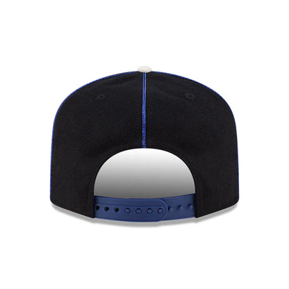 Pictured is this MLB Felt Logo LA Dodgers 19TWENTY cap in dark blue. 7