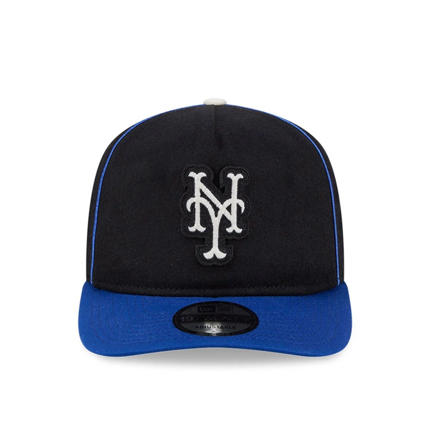 Pictured is this MLB Felt Logo New York Mets 19TWENTY cap in blue. 3