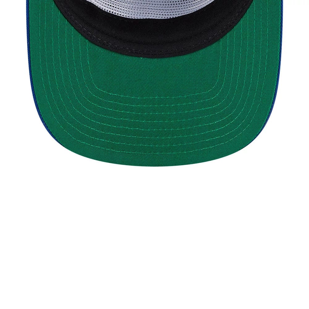 Pictured is this MLB Felt Logo New York Mets 19TWENTY cap in blue. 2
