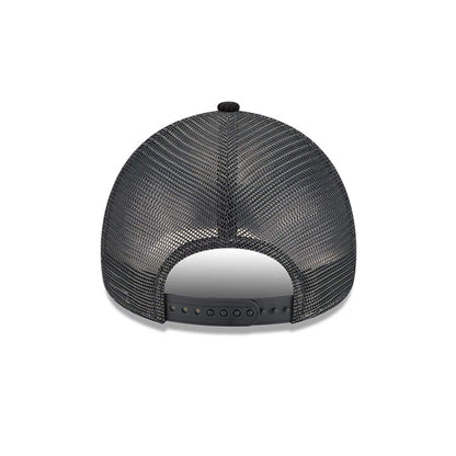 Pictured is this New Era Wide Cord 9FORTY A-Frame Trucker cap in black. 6