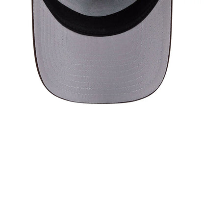 Pictured is this Netflix Squid Game Shapes 9FORTY A-Frame cap in dark brown. 2